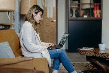 woman on laptop